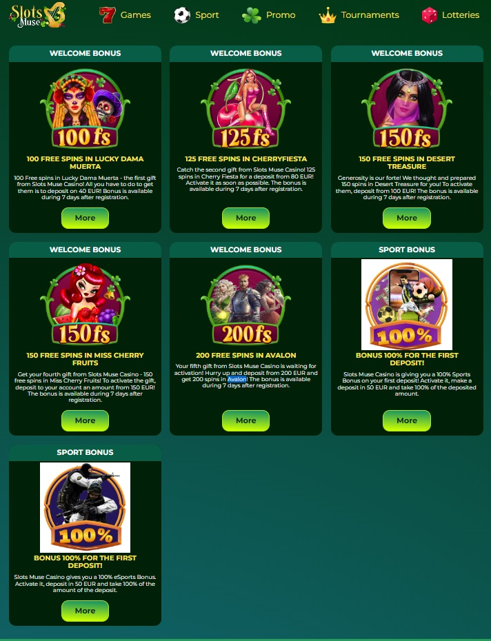Experience Thrills Play at Slots Muse Casino Today!
